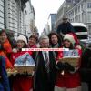 Kerstvrouwen met minister Guy Van Hengel